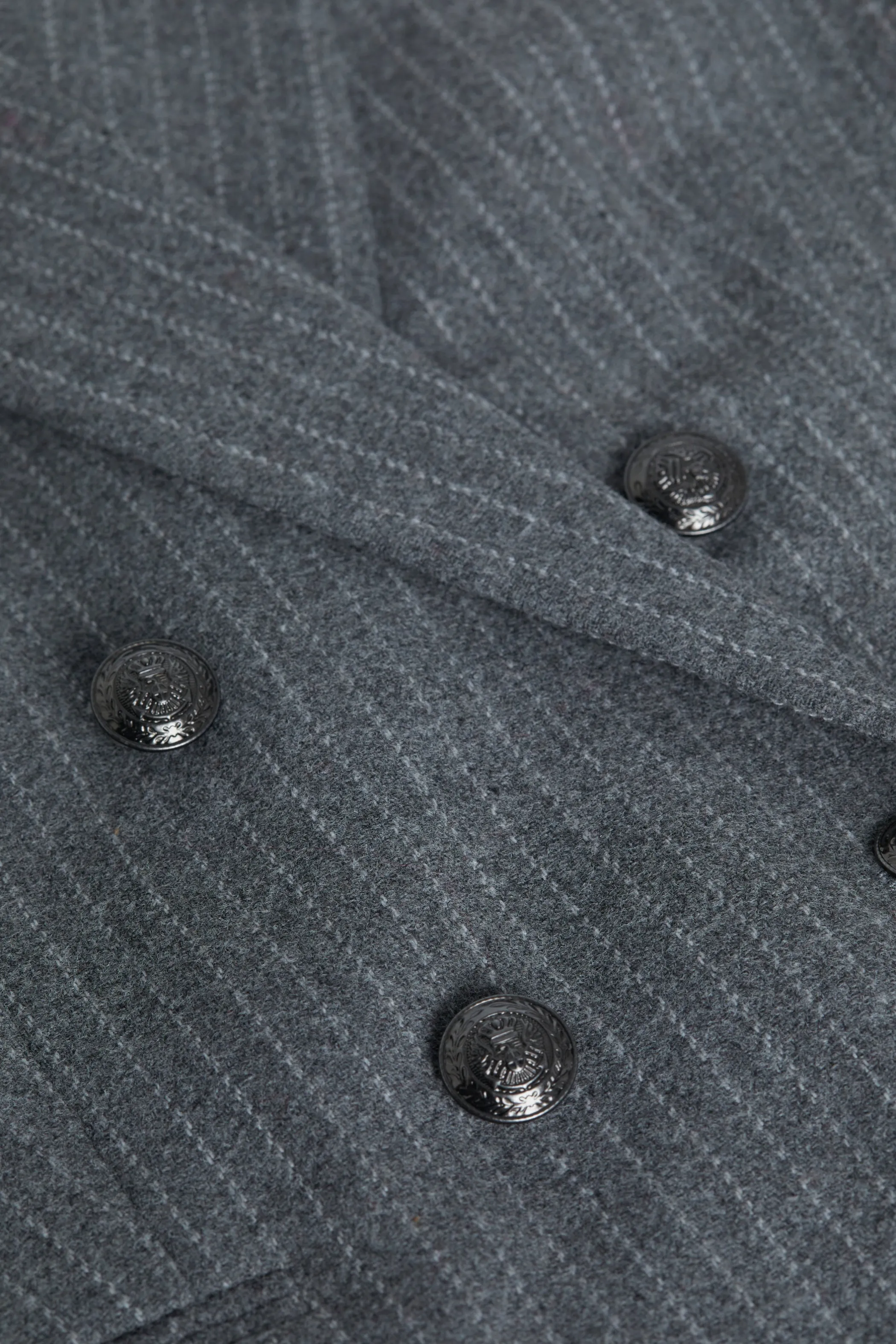 Matching Sets | Blazers & Jackets*L'AGENCE AIMEE PINSTRIPED BLAZER Grey/IvoryPinstripe