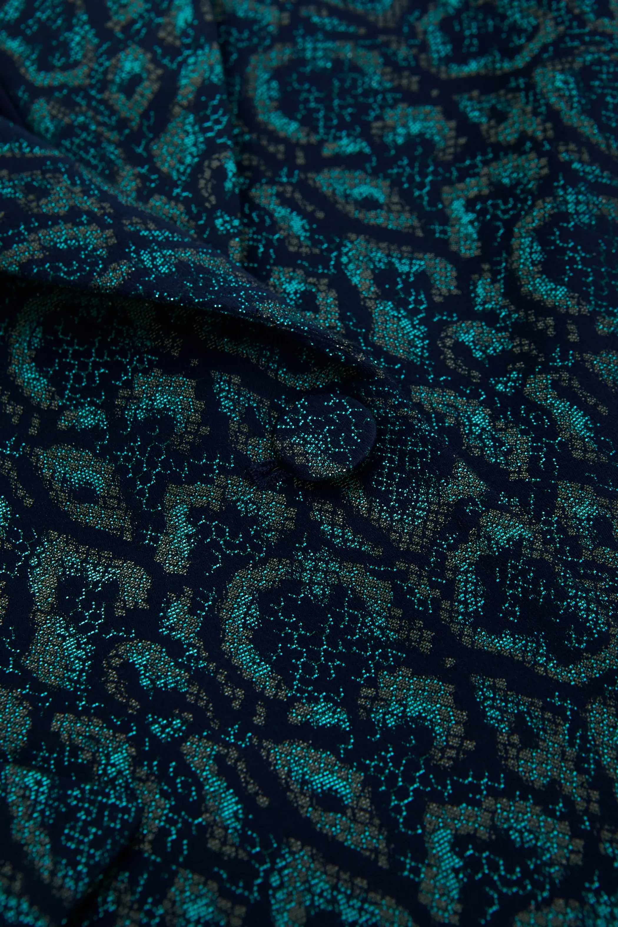 Matching Sets | Blazers & Jackets*L'AGENCE CHAMBERLAIN JACQUARD BLAZER TealMultiLeopardJacquard