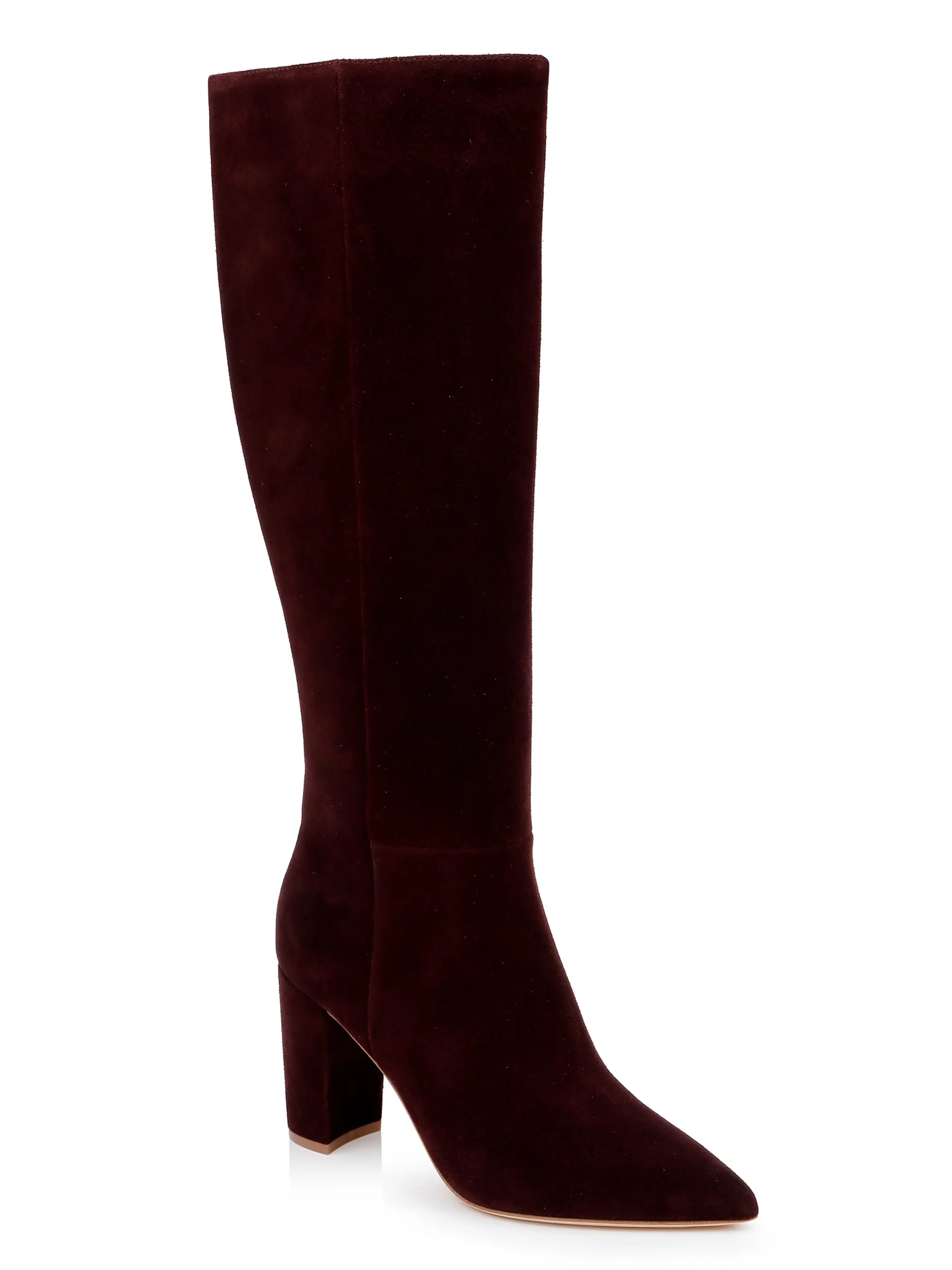 Boots & Booties*L'AGENCE CHRISTIANE KNEE HIGH BOOT BurgundyChocolateSuede