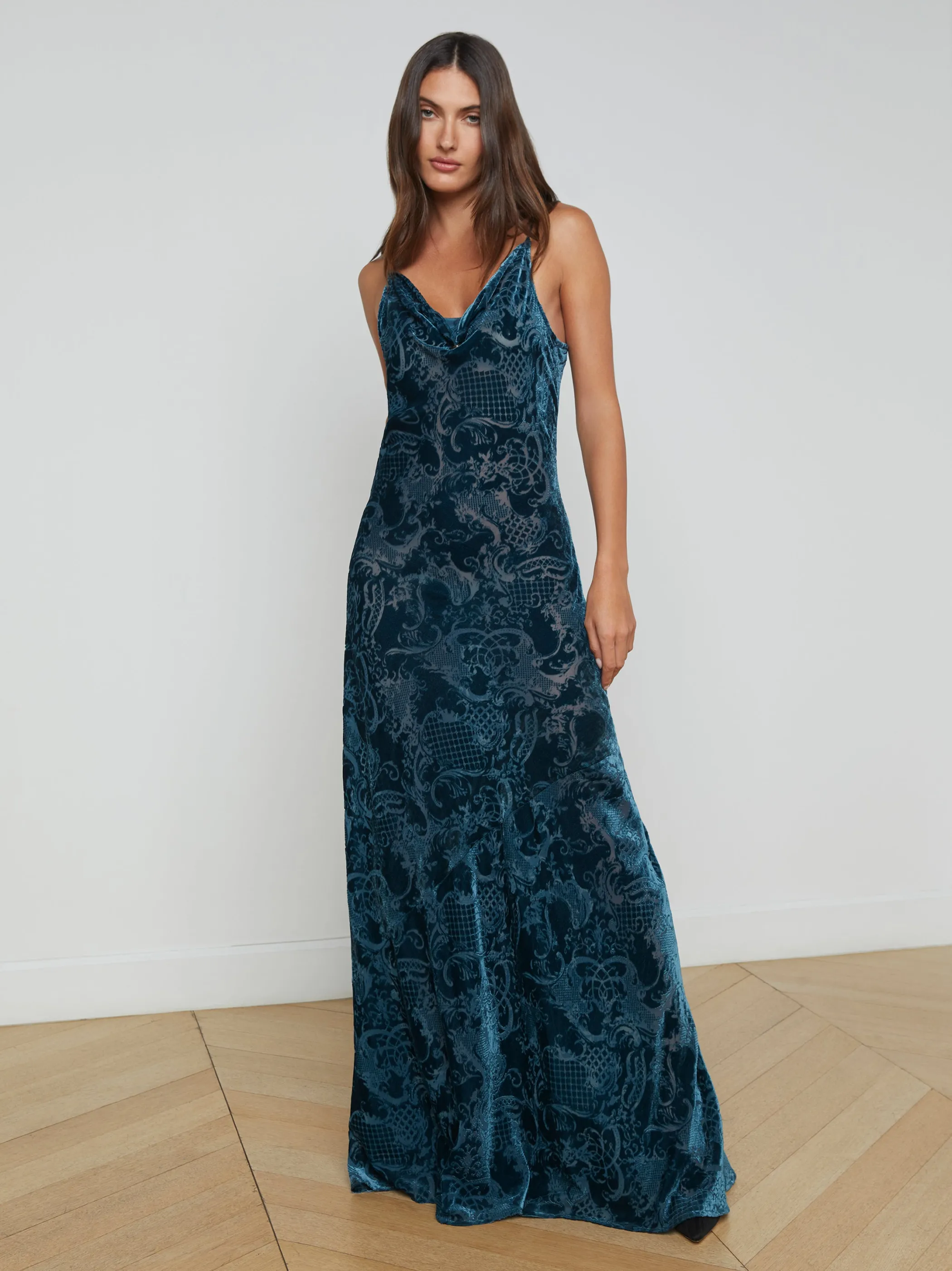 Dresses & Jumpsuits*L'AGENCE CHRISTINE DRESS DeepTealRococo