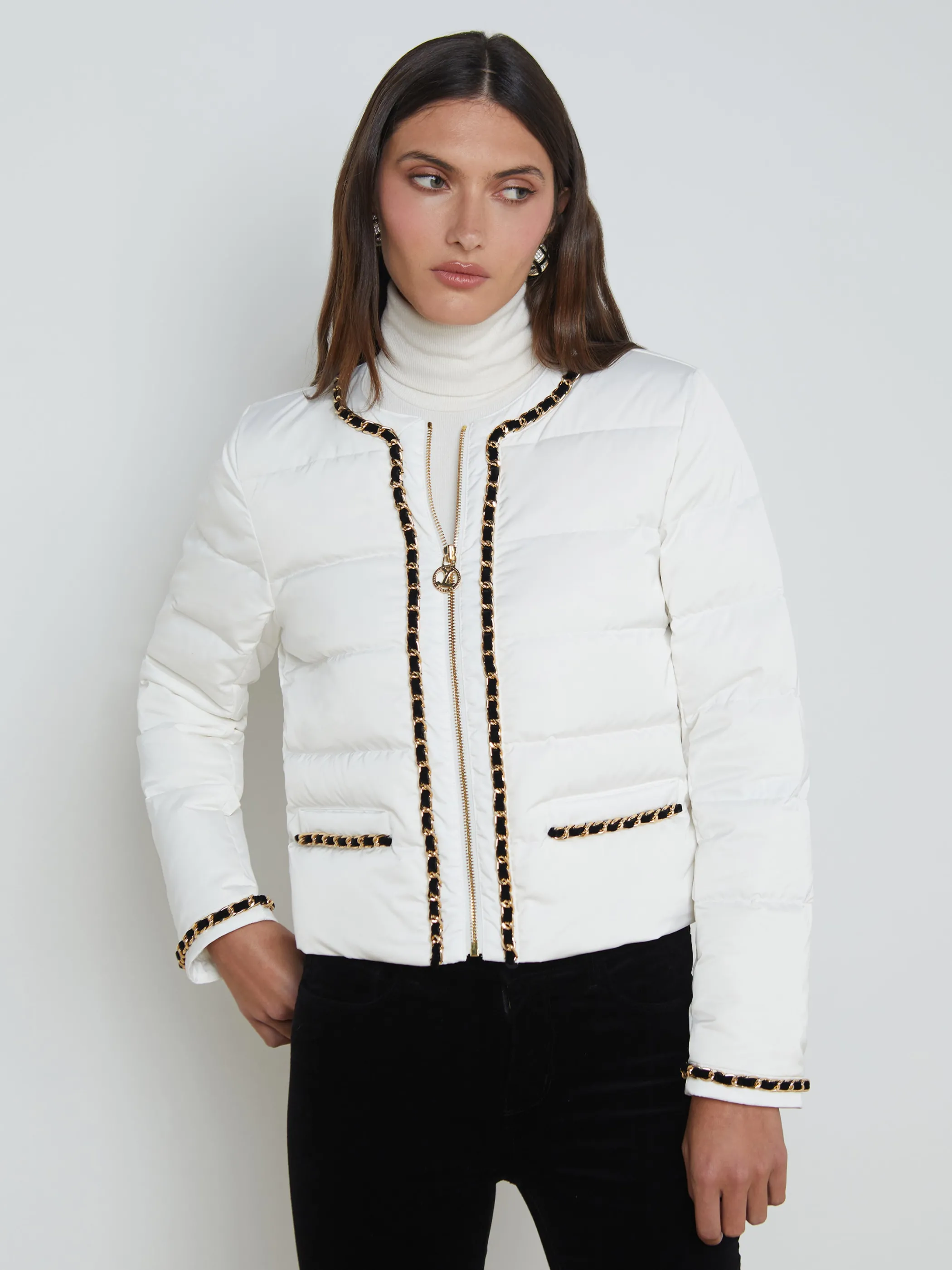 Outerwear | Blazers & Jackets*L'AGENCE CREST DOWN JACKET White