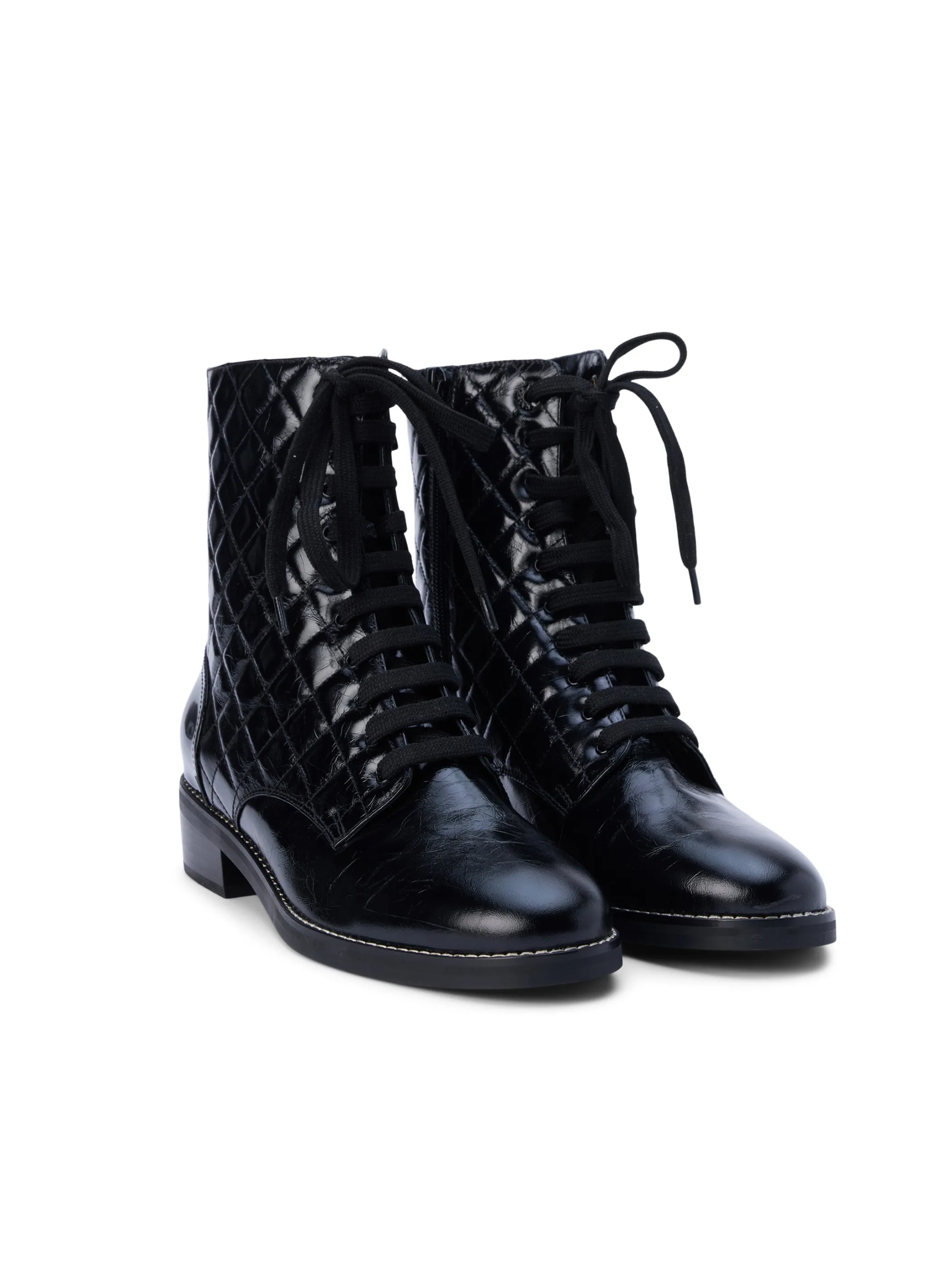 Boots & Booties*L'AGENCE DESIREE PATENT LEATHER BOOT BlackPatent