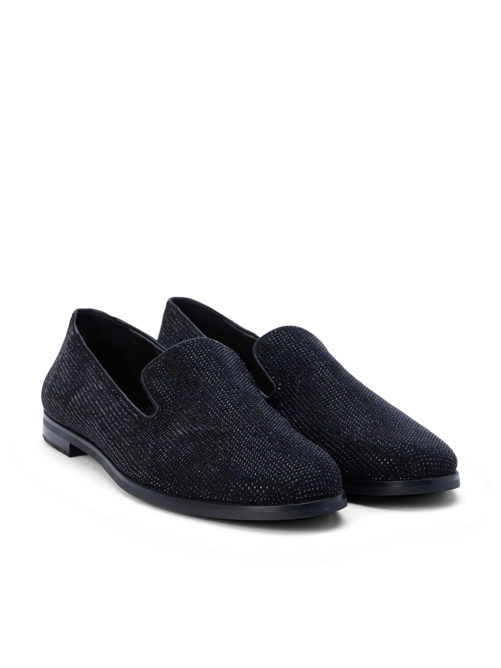 Flats & Loafers*L'AGENCE DOMINIK CRYSTAL LOAFER BlackCrystal