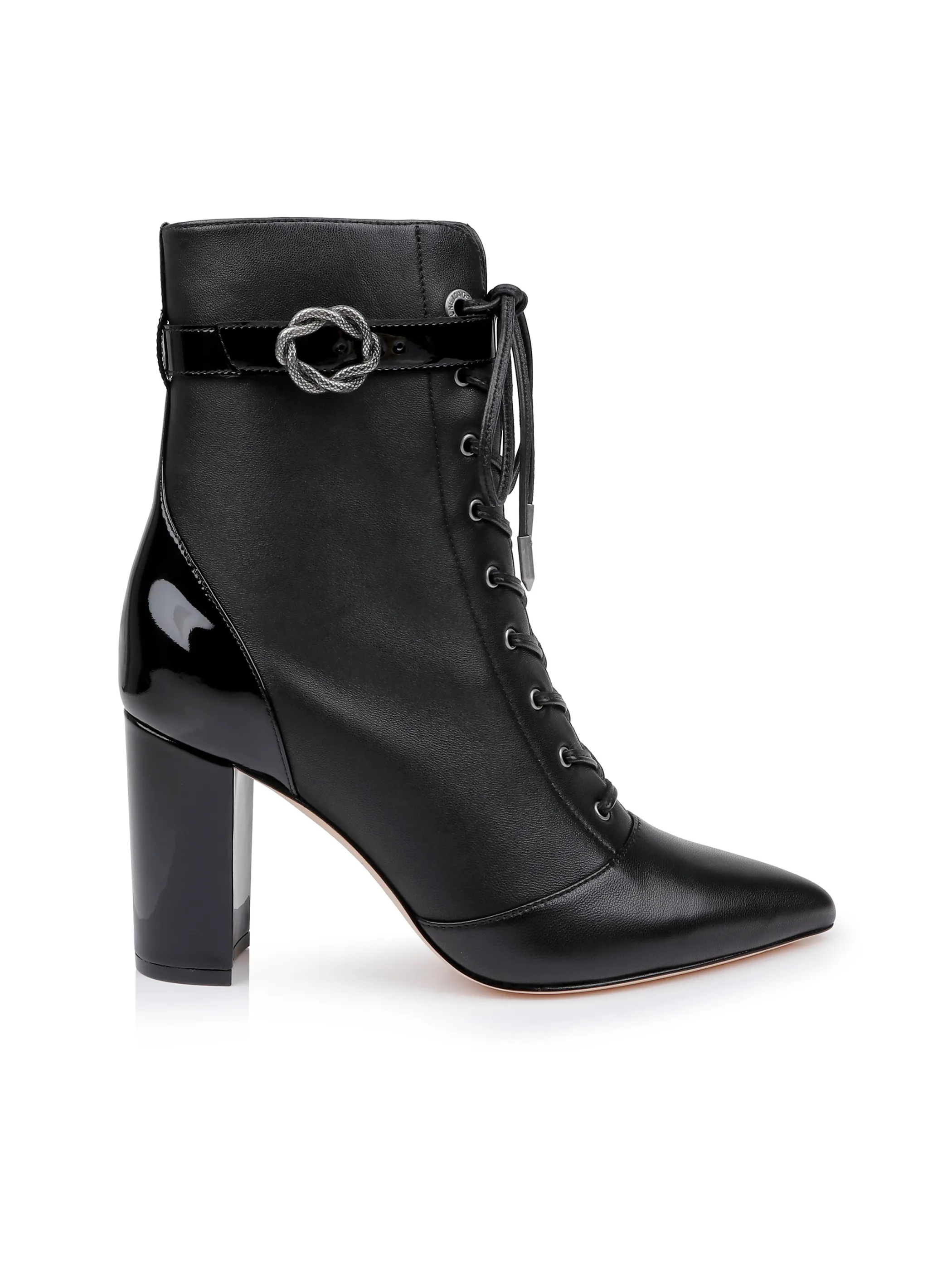 Boots & Booties*L'AGENCE ELEGANTE LEATHER BOOTIE BlackLeather