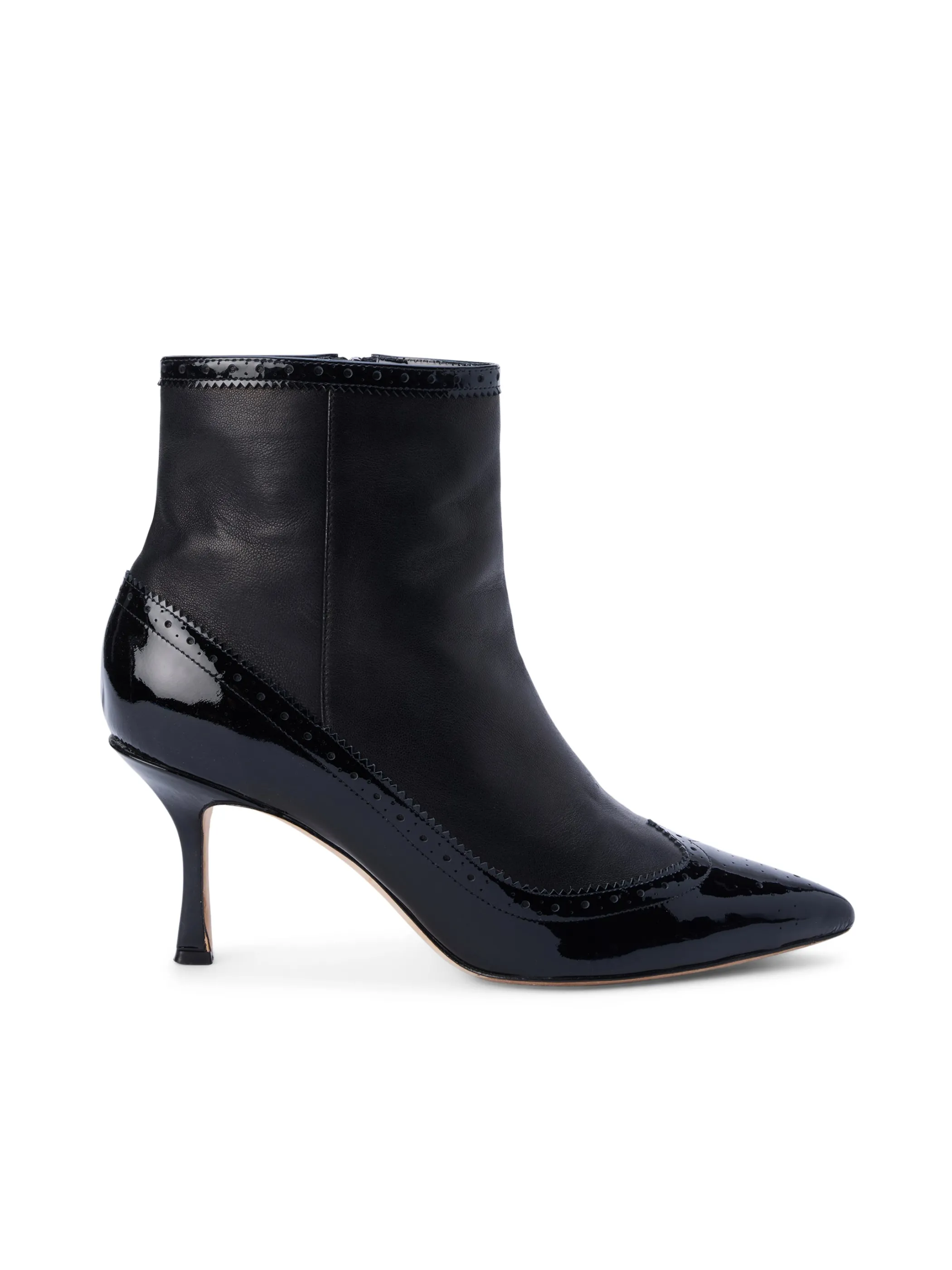 Boots & Booties*L'AGENCE EMBER PATENT LEATHER BOOTIE BlackPatent