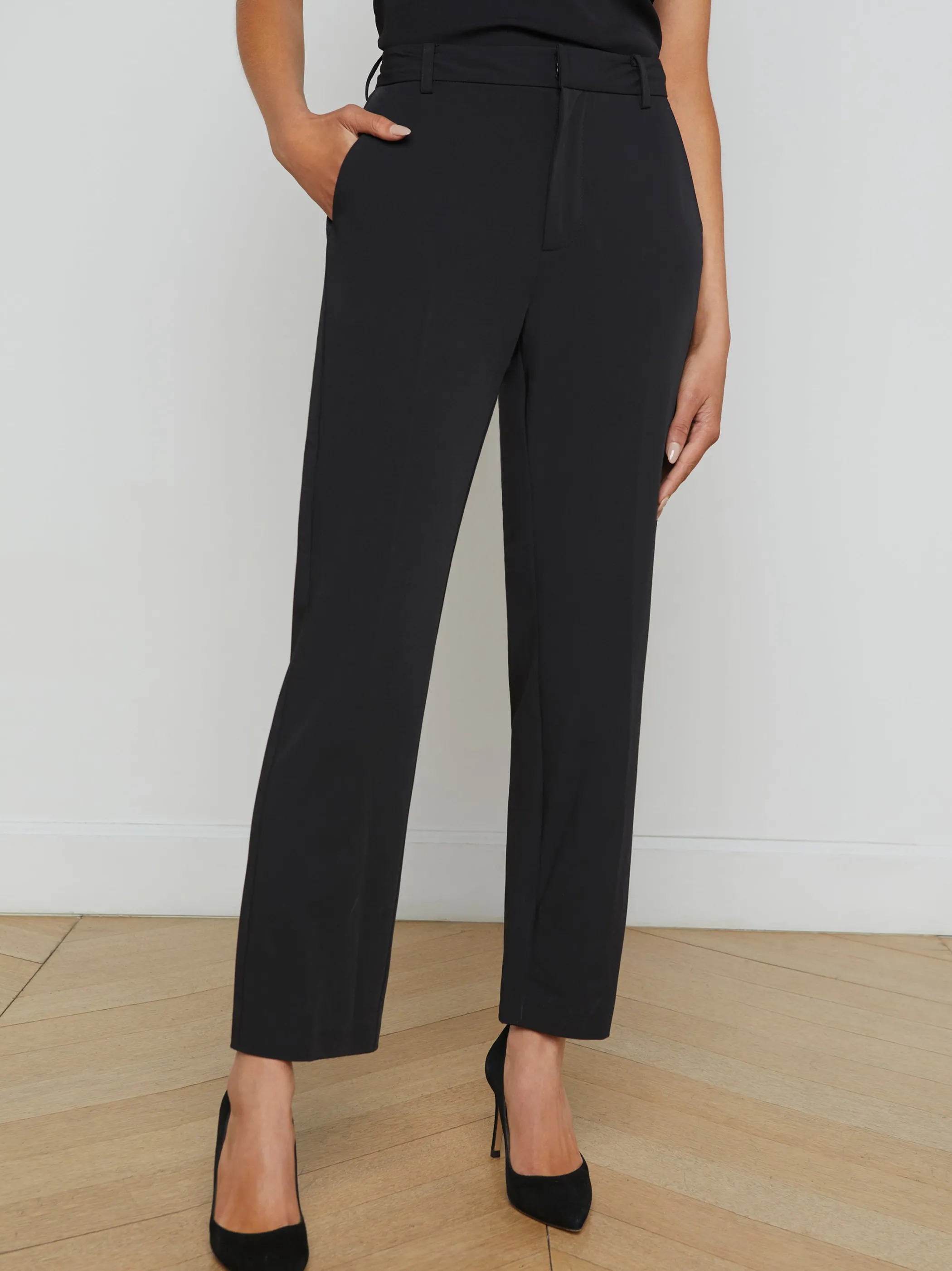 Pants*L'AGENCE ENOLA CIGARETTE PANT Black