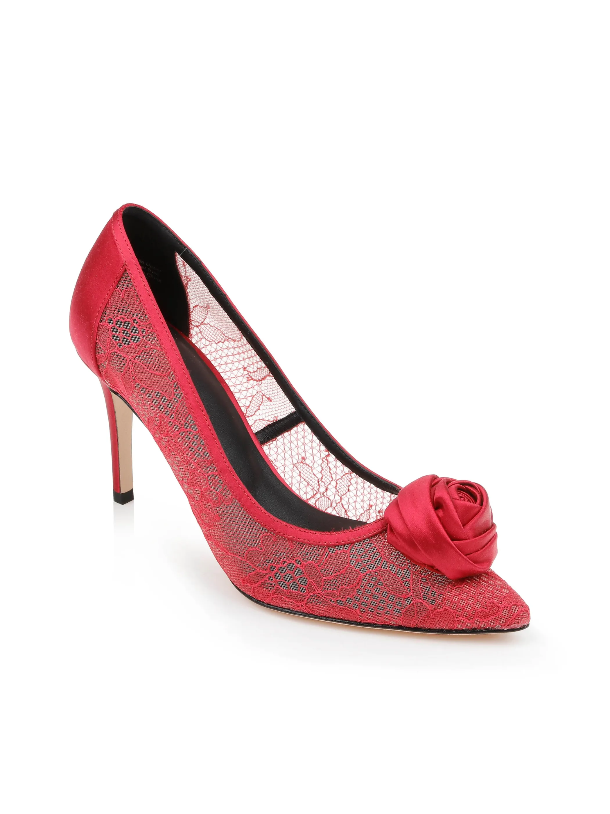 Heels*L'AGENCE FOSETTE LACE SANDAL RedLace