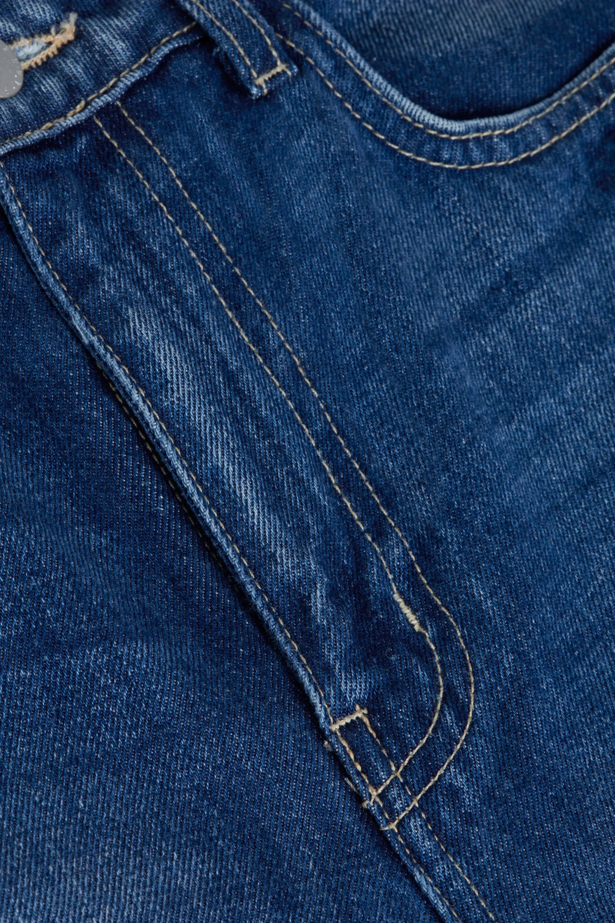 Aged Denim*L'AGENCE LEIGHTON CUFFED STOVEPIPE JEAN Arco