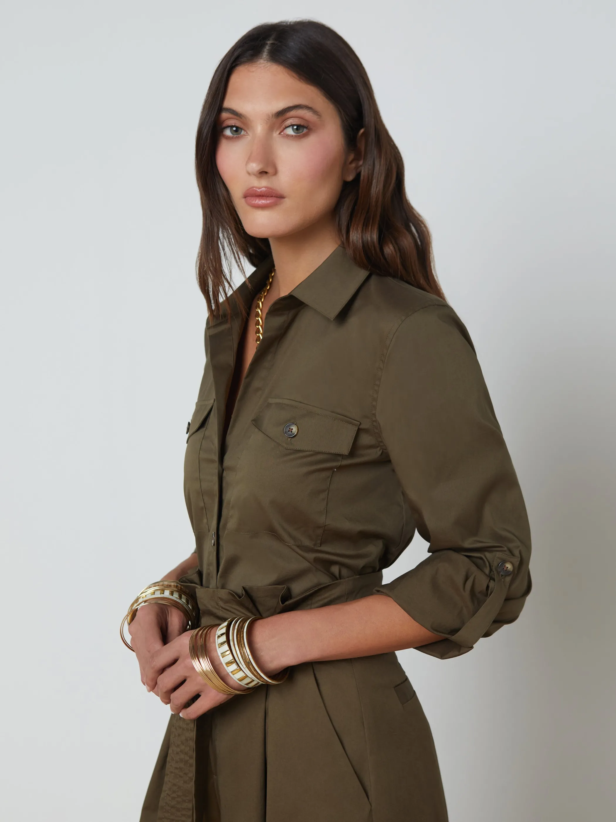 Matching Sets | Blouses & Tops*L'AGENCE PEARSON BLOUSE Pine