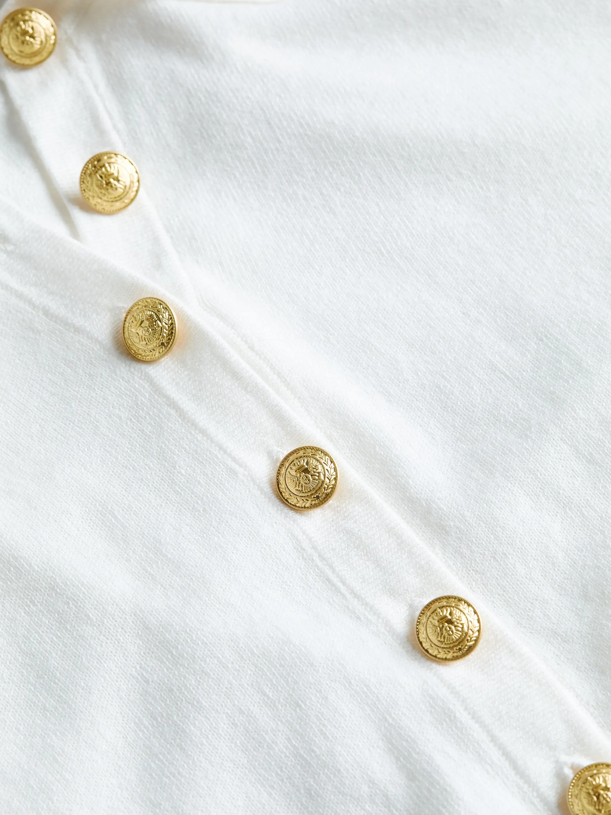 Blouses & Tops | Knitwear*L'AGENCE STERLING SWEATER White/Gold