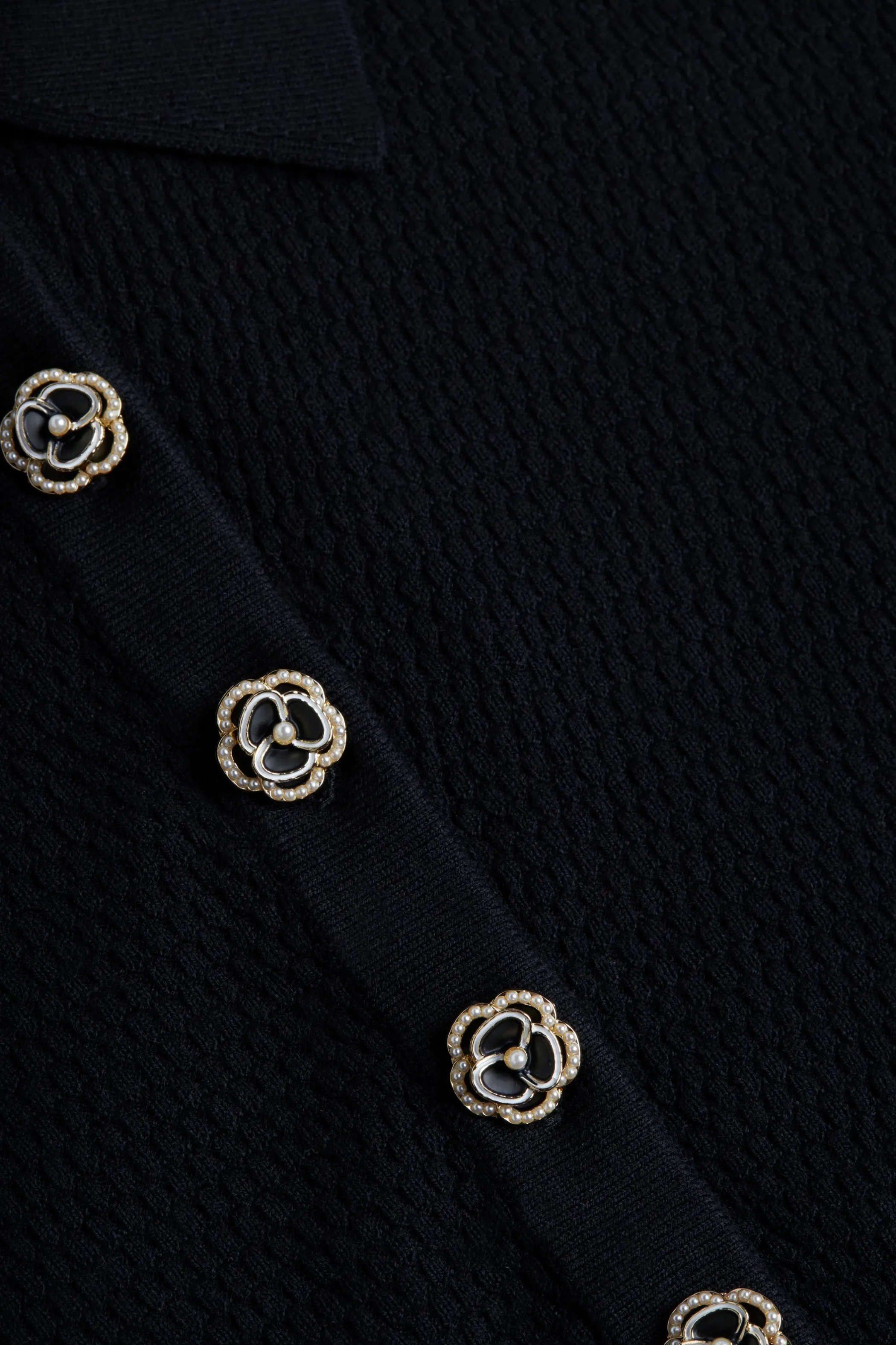 Blouses & Tops | Knitwear*L'AGENCE STERLING SWEATER Black/JewelButton