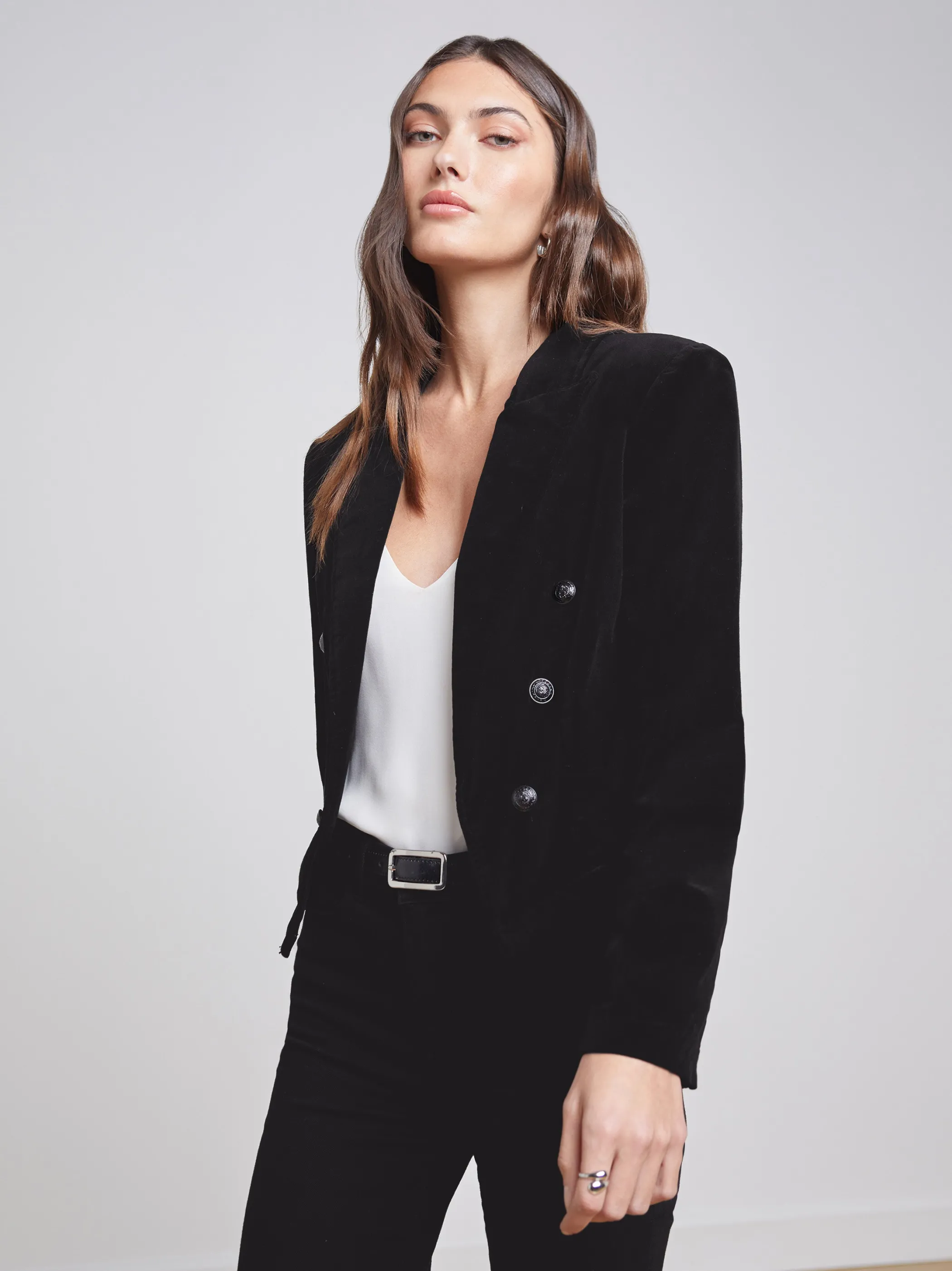 Blazers & Jackets*L'AGENCE WAYNE BLAZER Black